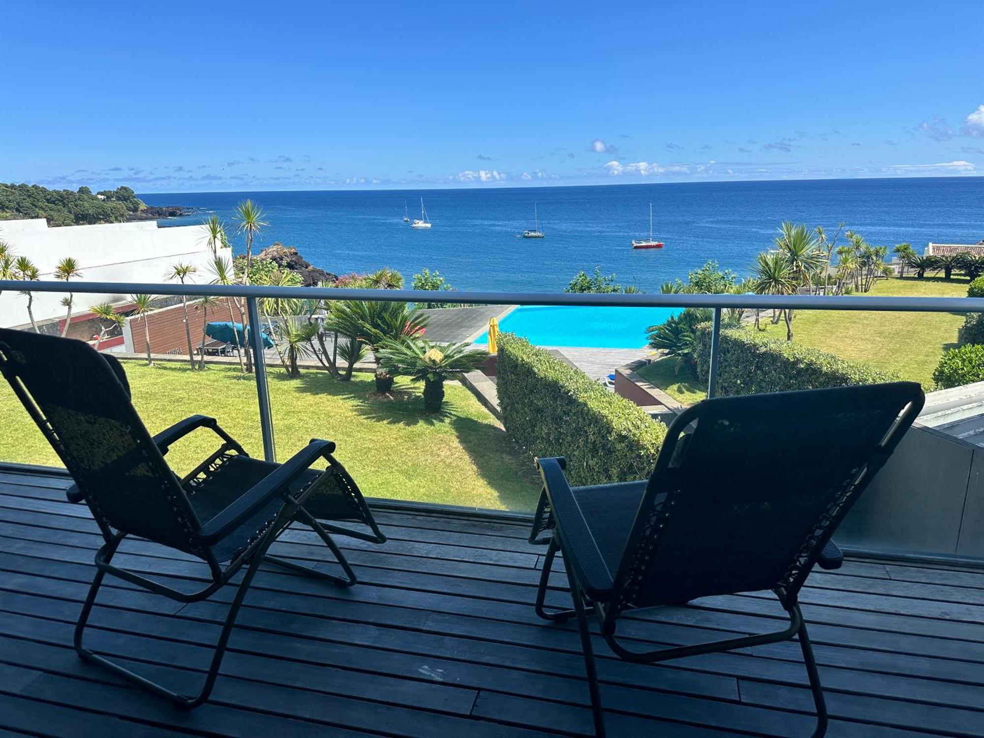Marina Mar II Hotell Vila Franca do Campo Rum bild